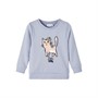 Name It Piger Tine Sweatshirts Bleg Blå