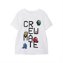 Name It T-Shirts Nagal Amongus Garçon Blanc