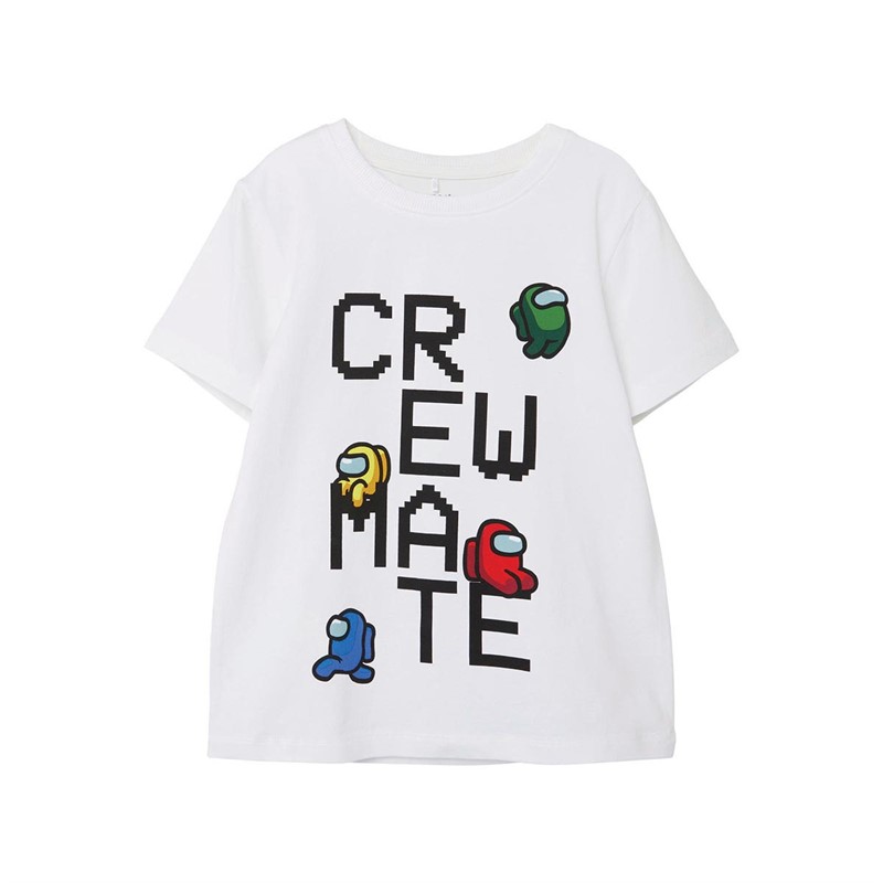 Name It Drenge Nagal Amongus T-shirts Hvid