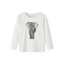 Name It Chłopięce T-Shirty z Długim Rękawem Biały