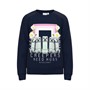Name It Meisjes Nara Minecraft Sweaters Donker Marineblauw