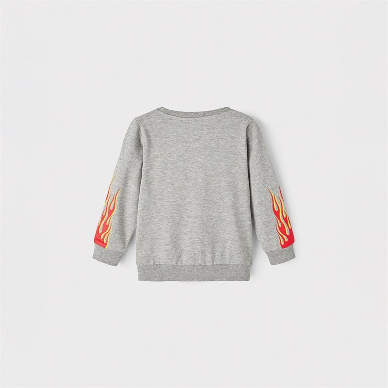 Name It Jongens Hotwheels Sweaters Gemeleerd Grijs