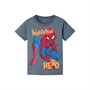 Name It Jongens Spiderman T-shirts Grijs