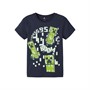 Name It T-Shirts Minecraft Garçon Bleu Marine