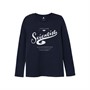 Name It Jongens Tate T-shirts met lange mouwen Blauw