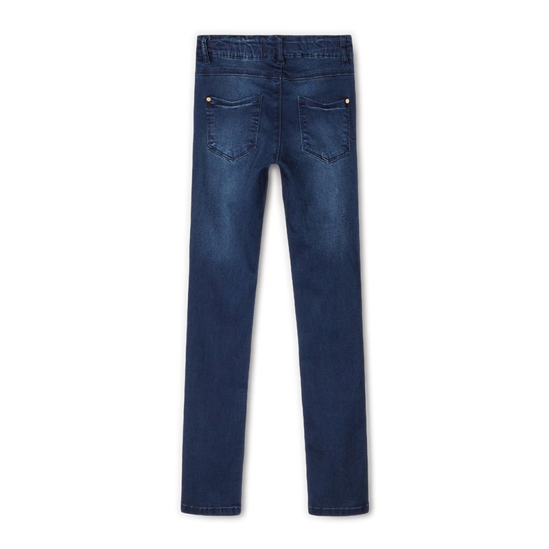 Name It Piger Polly Skinny Jeans Mørkeblå Denim