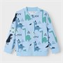 Name It Sweat-Shirt à fermeture éclair Niklaus Bleu chambray garçon