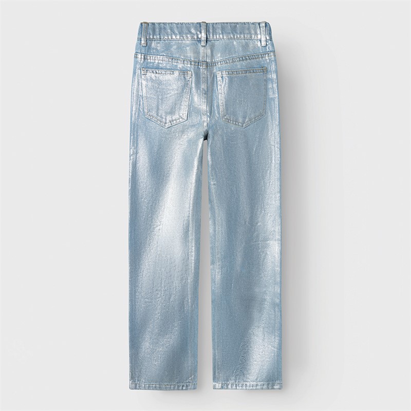 Name It Meisjes Rose Straight jeans Blauw