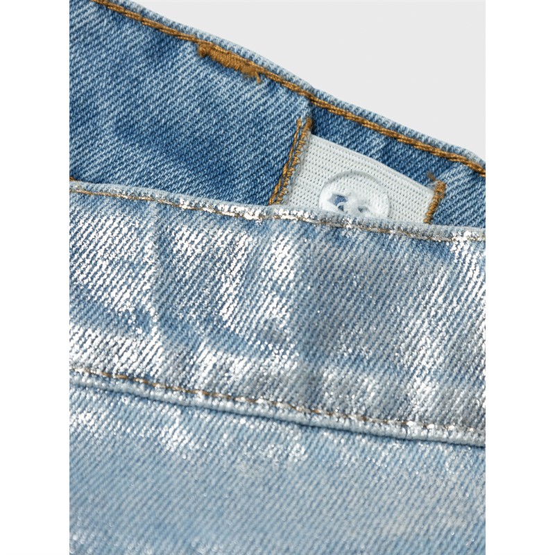 Name It Meisjes Rose Straight jeans Blauw