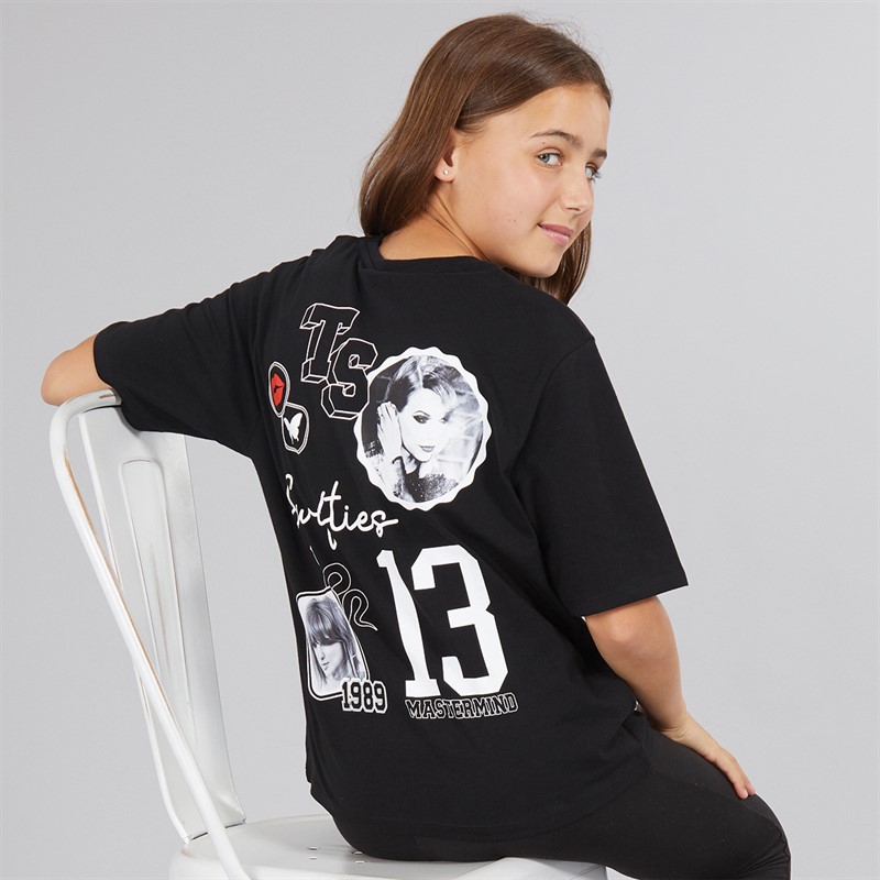 Name It Girls Feyre Taylor Swift T-Shirt Black