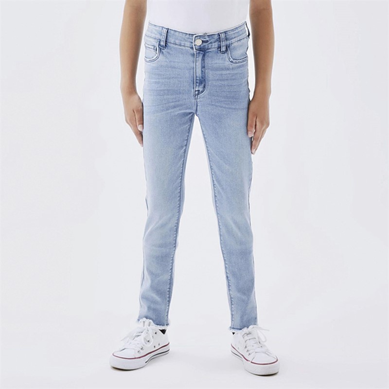 Name It Piger Polly Jeans Medium Blå Denim