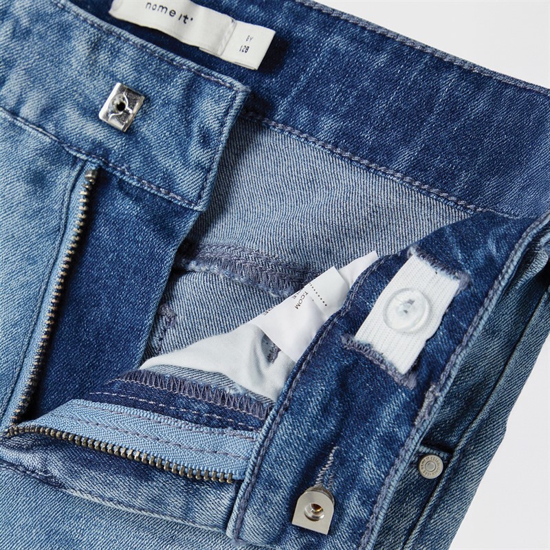 Name It Piger Polly Jeans Medium Blå Denim