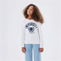 Name It Meisjes Tille Sweatshirt wit Alyssum