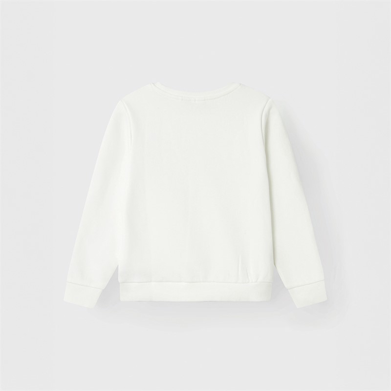 Name It Piger Tille Sweatshirt Hvid Alyssum