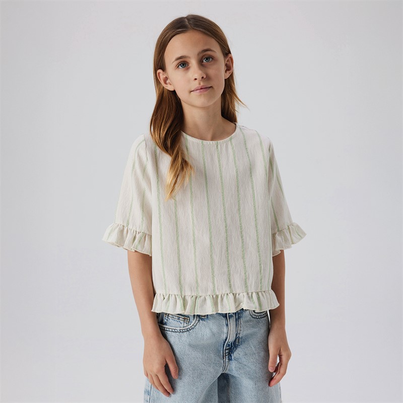 Name It Girls Fizteks Top Arcadian Green - Size 146/152