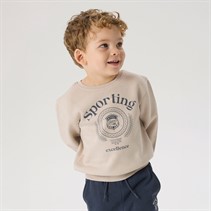 Name It Drenge Drian Sweatshirt Silver Lining
