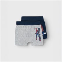 Name It Boys Noz Spiderman Two Pack Boxers Dark Sapphire