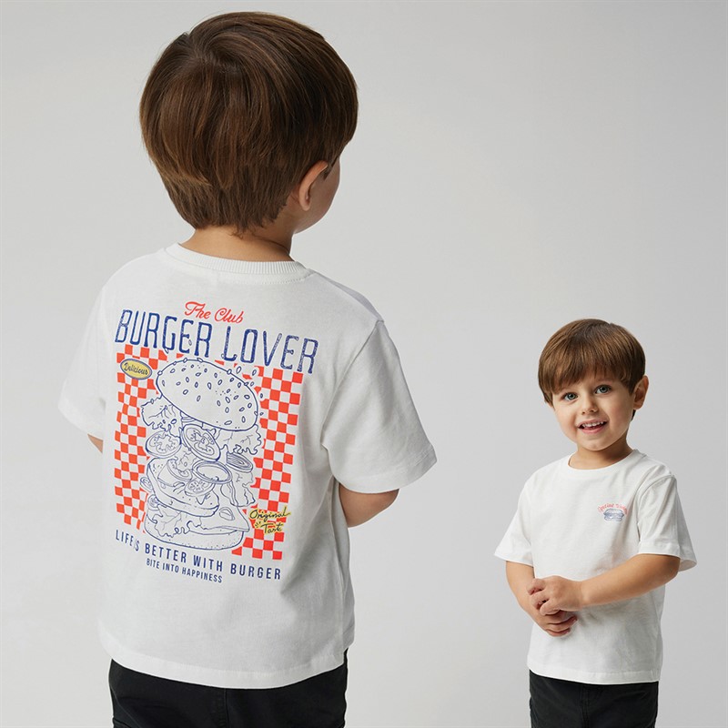 Name It Jongens Dartin T-Shirt Helder Wit - Maat 92