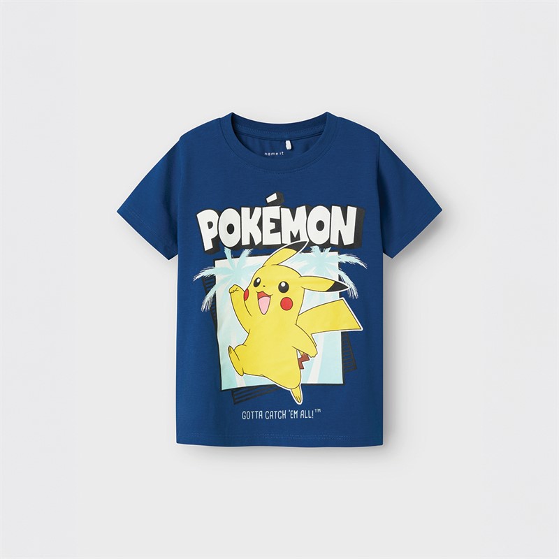 Name It Boys Mahe Pokemon Boxy T-Shirt Limoges