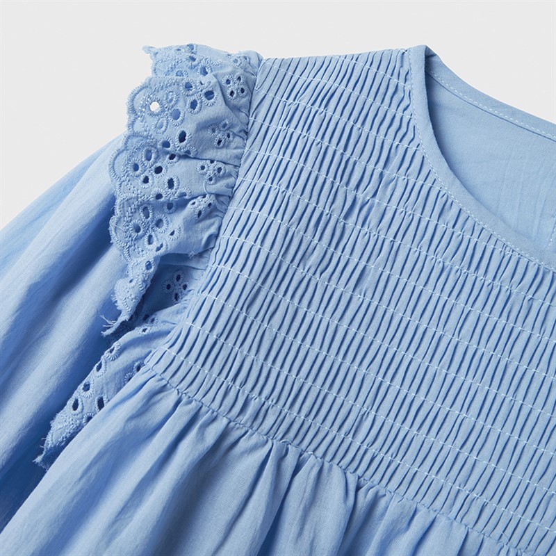 Name It Chemise à Manches Courtes Fille Fitora Serenity