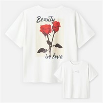 Name It Meisjes Delik T-Shirt Helder Wit