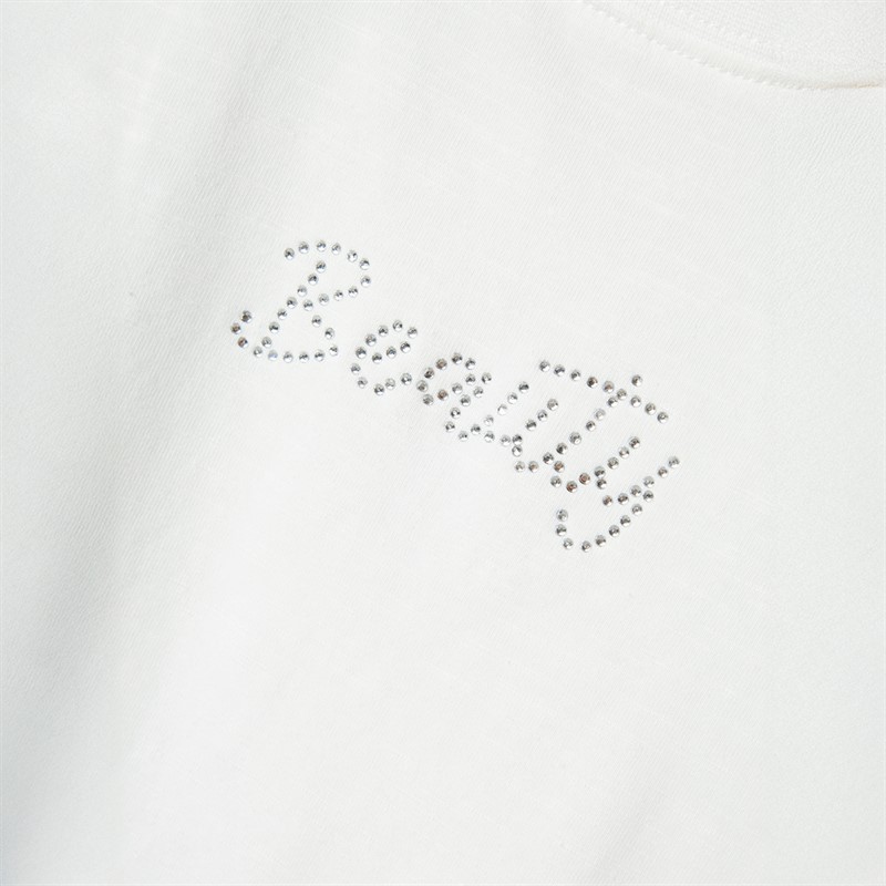 Name It Piger Delik T-Shirt Bright White