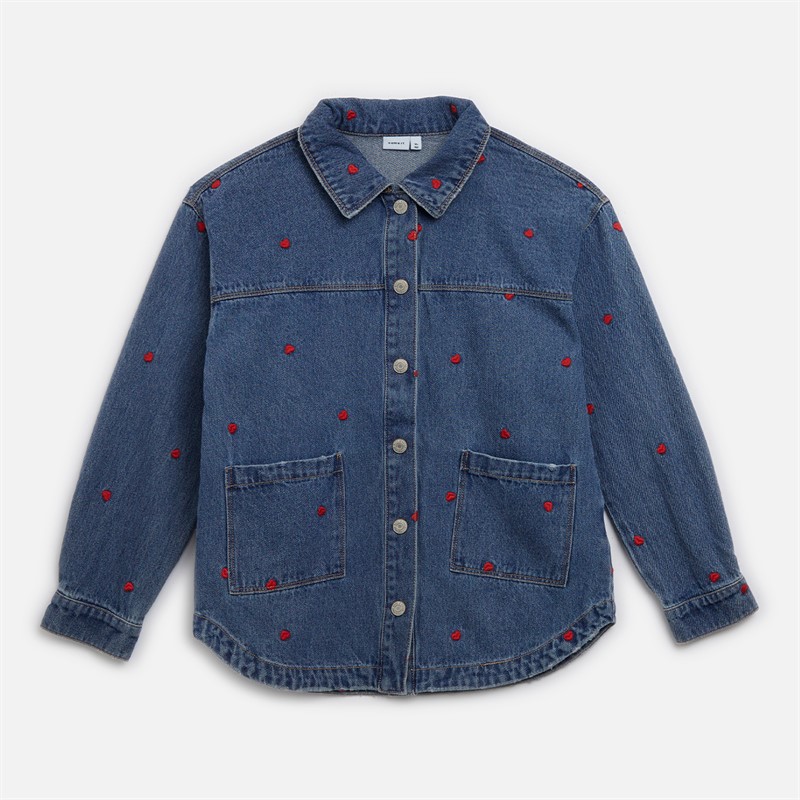 Name It Piger Mandy Denim Jakke Medium Blå
