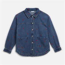 Name It Meisjes Mandy Denim Jas Medium Blauw