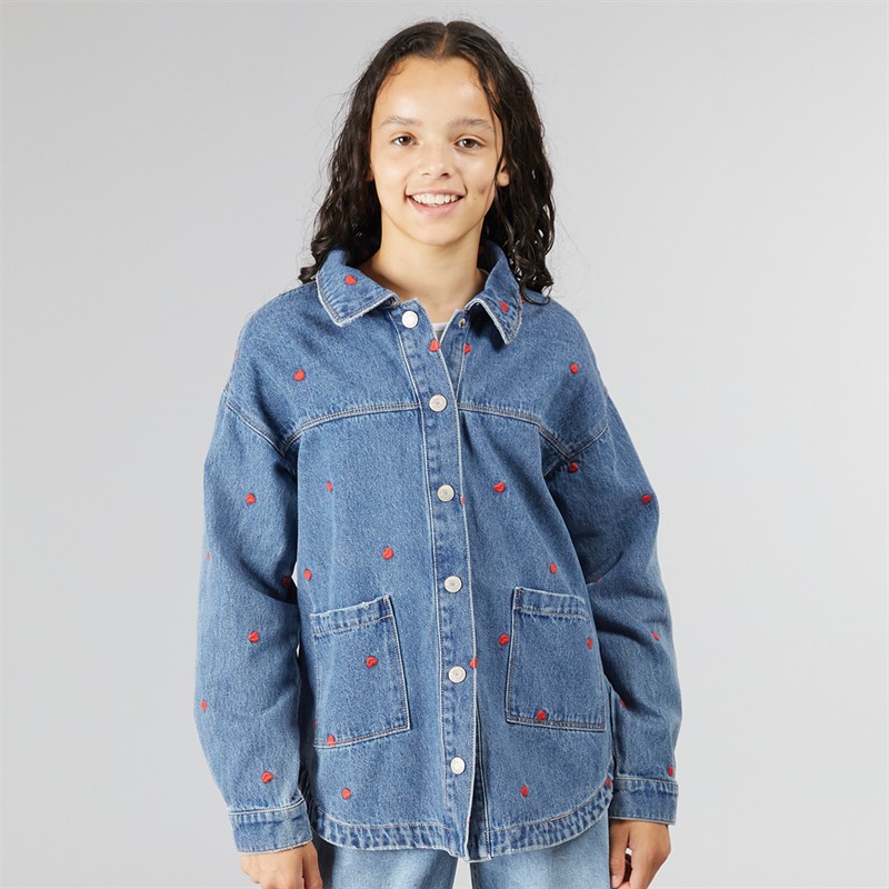 Name It Piger Mandy Denim Jakke Medium Blå