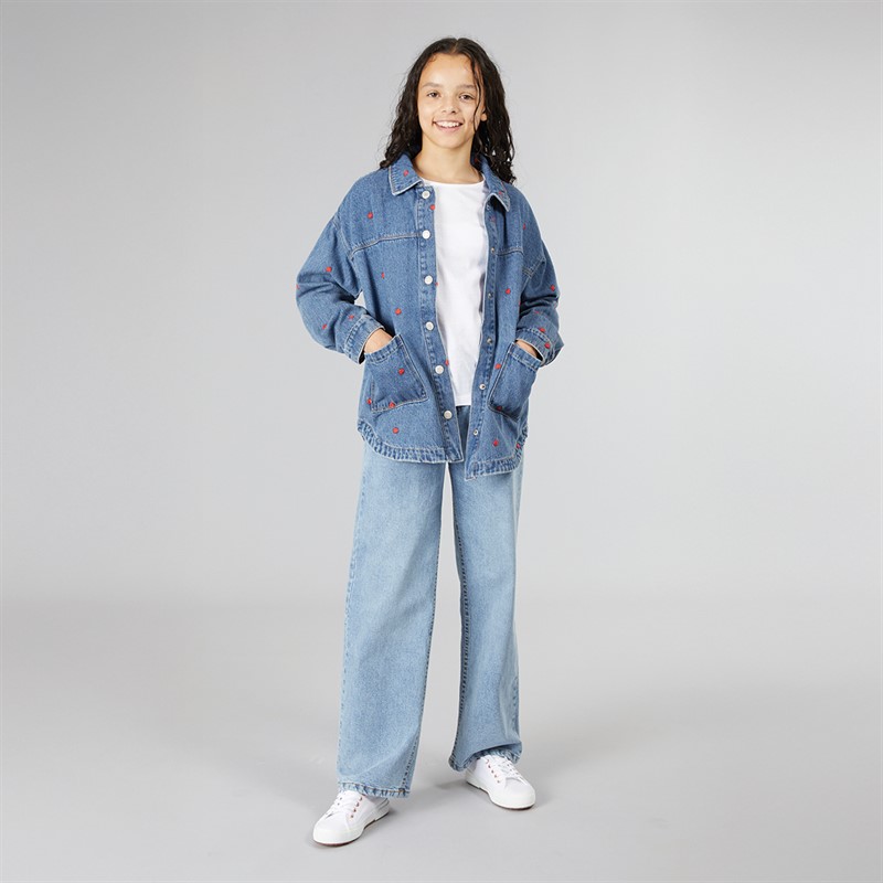 Name It Piger Mandy Denim Jakke Medium Blå