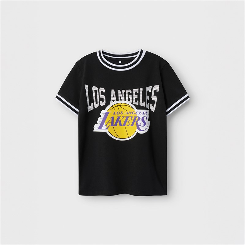 Name It T-Shirt dla chłopca Scott NBA kolor czarny - Rozmiar 134-140