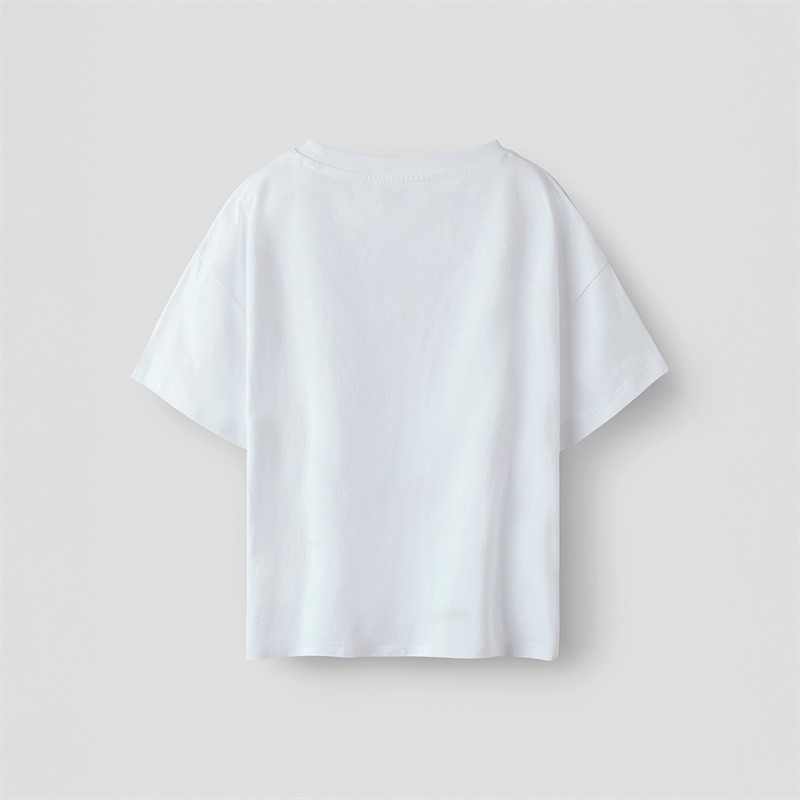 Name It Piger Fie T-Shirt Lys Hvid - Venice