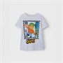 Name It Drenge Faunus Stumbleg T-shirt Lys Hvid