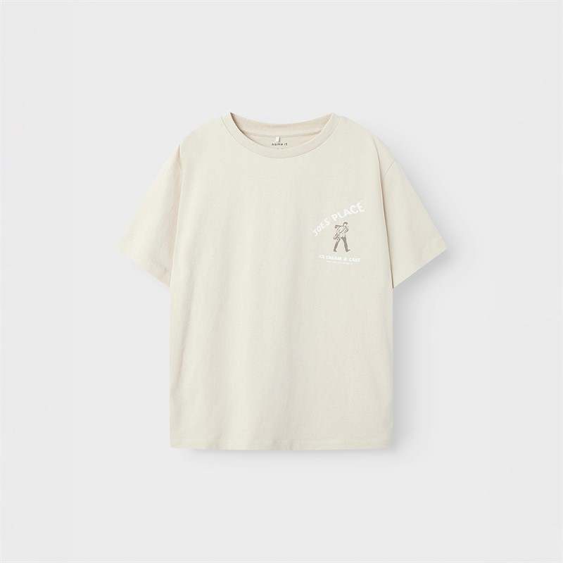 Name It Junge Saldur T Shirt Brown Rice