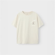 Name It Jongens Saldur T-shirt Brown Rice