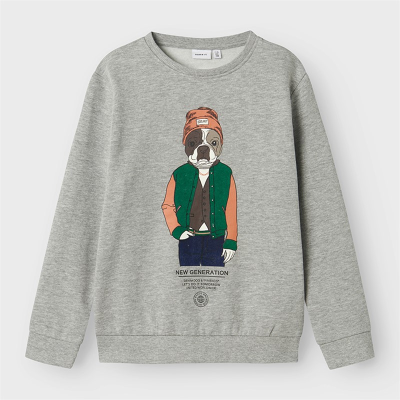 Name It Sweatshirt Salko Garçon Gris Chiné