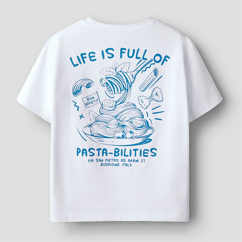 Name It Junge Frederik T Shirt Hellweiß