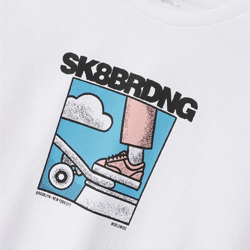 Name It Junge Saldur T Shirt Weiß