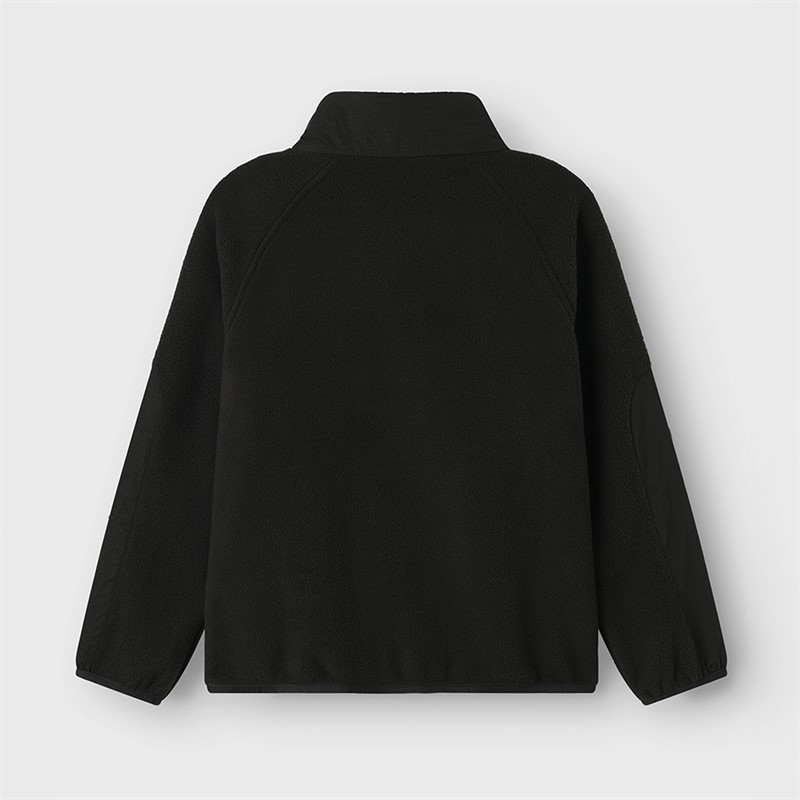 Name It Kinder Myles Fleece Jacke Schwarz