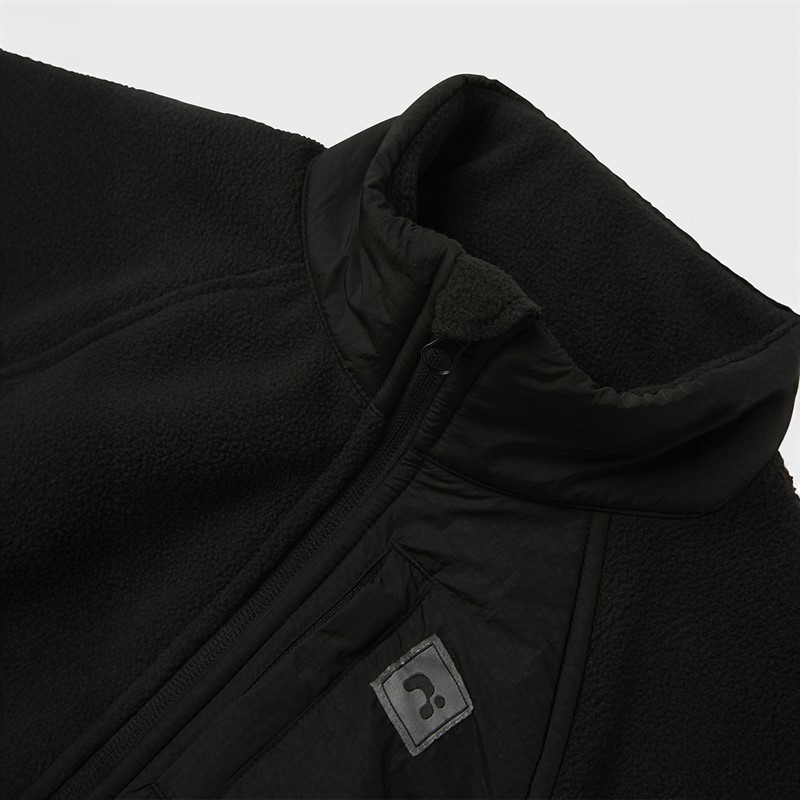 Name It Kinder Myles Fleece Jacke Schwarz