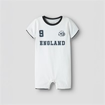 Name It Kids England Team Babygrow Bright White England
