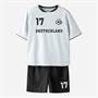 Name It Kinderen Duitsland Team Shorts Set Bright wit Germany