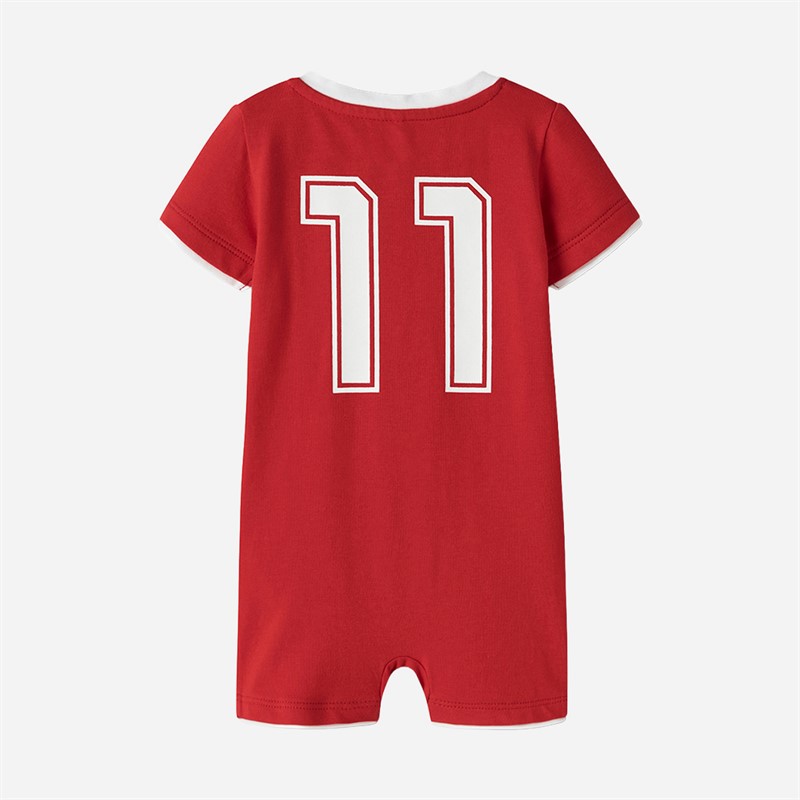 Name It Danmark strój niemowlęcy dla dziecka kolor True Red Denmark