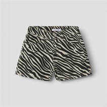 Name It Girls Rose Shorts Cement Zebra