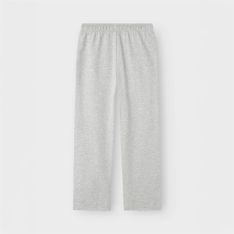 Name It Girls Mille Straight Leg Joggers Light Grey Melange