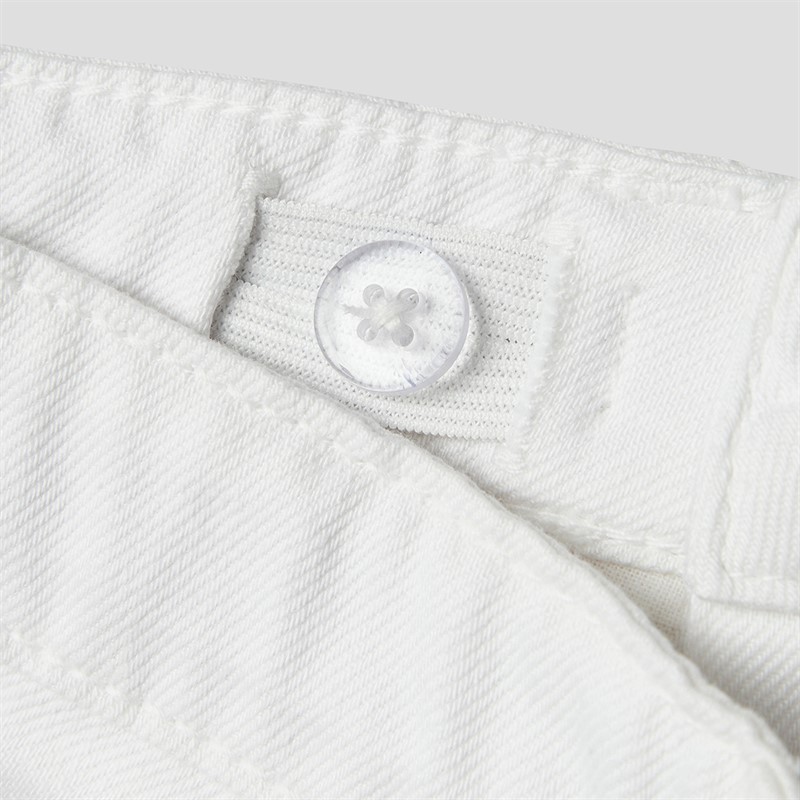 Name It Girls Rose Mom Shorts Lucent White