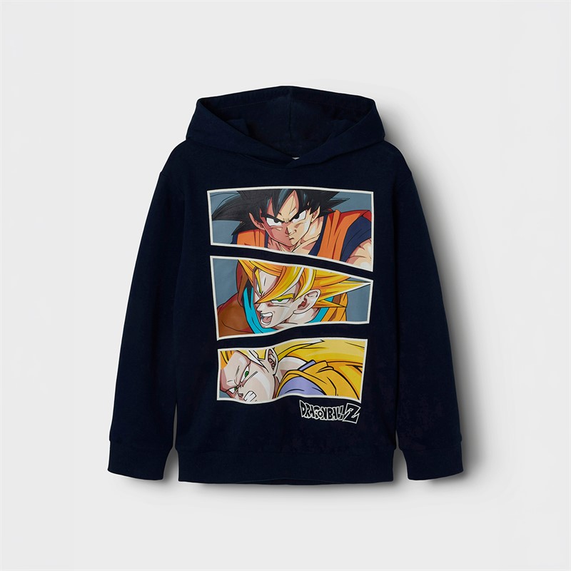 Name It Boys Dragon Hoodie Navy Blazer