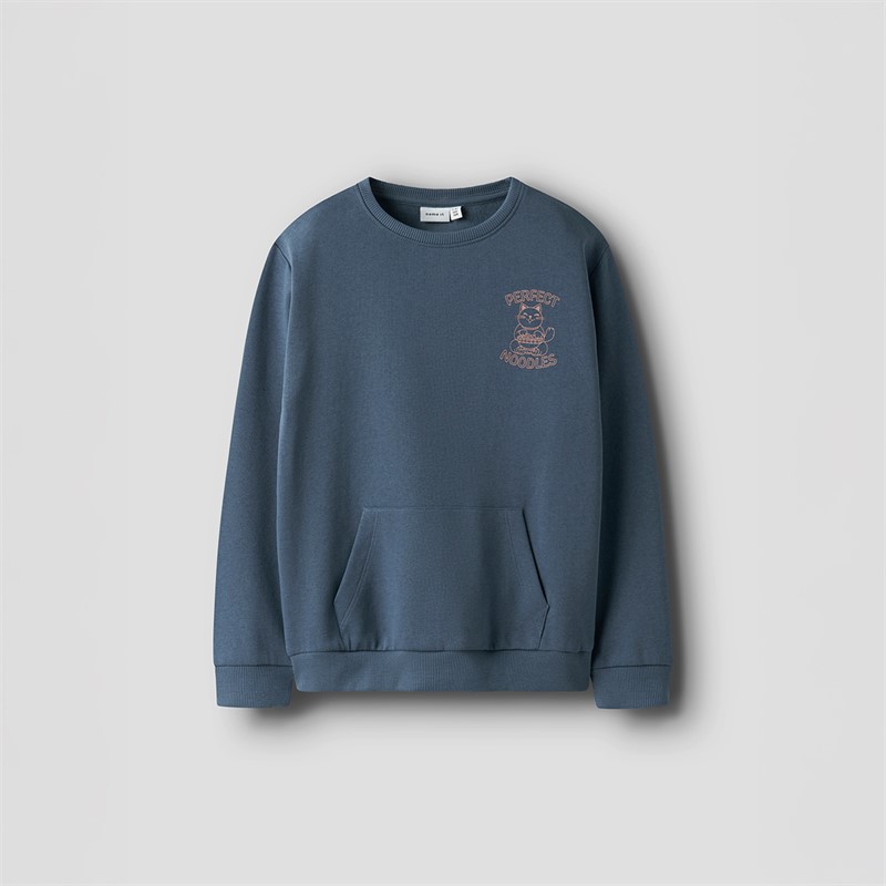 Name It Sweatshirt Trenton Garçon Vintage Indigo