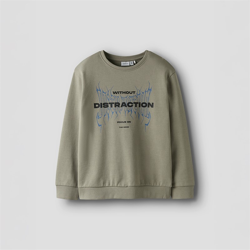 Name It Drenge Byron Sweatshirt Vintage Khaki