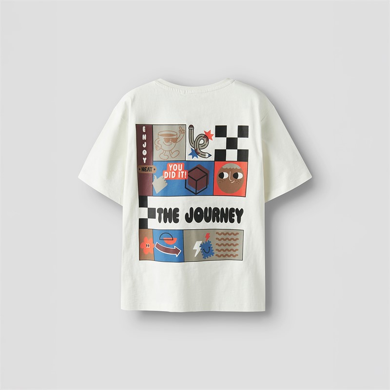 Name It Drenge Berna T Shirt Cloud Dancer